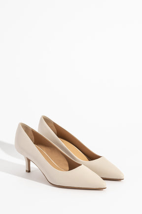 Classic Pump 126 | Off-White Nappa Leather 6cm