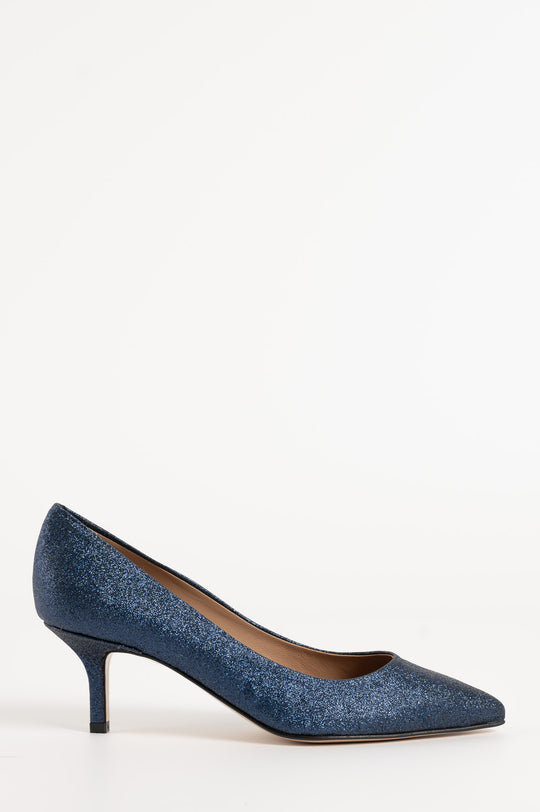 Classic Pump Stiletto 6cm | Sapphire Blue Glitter