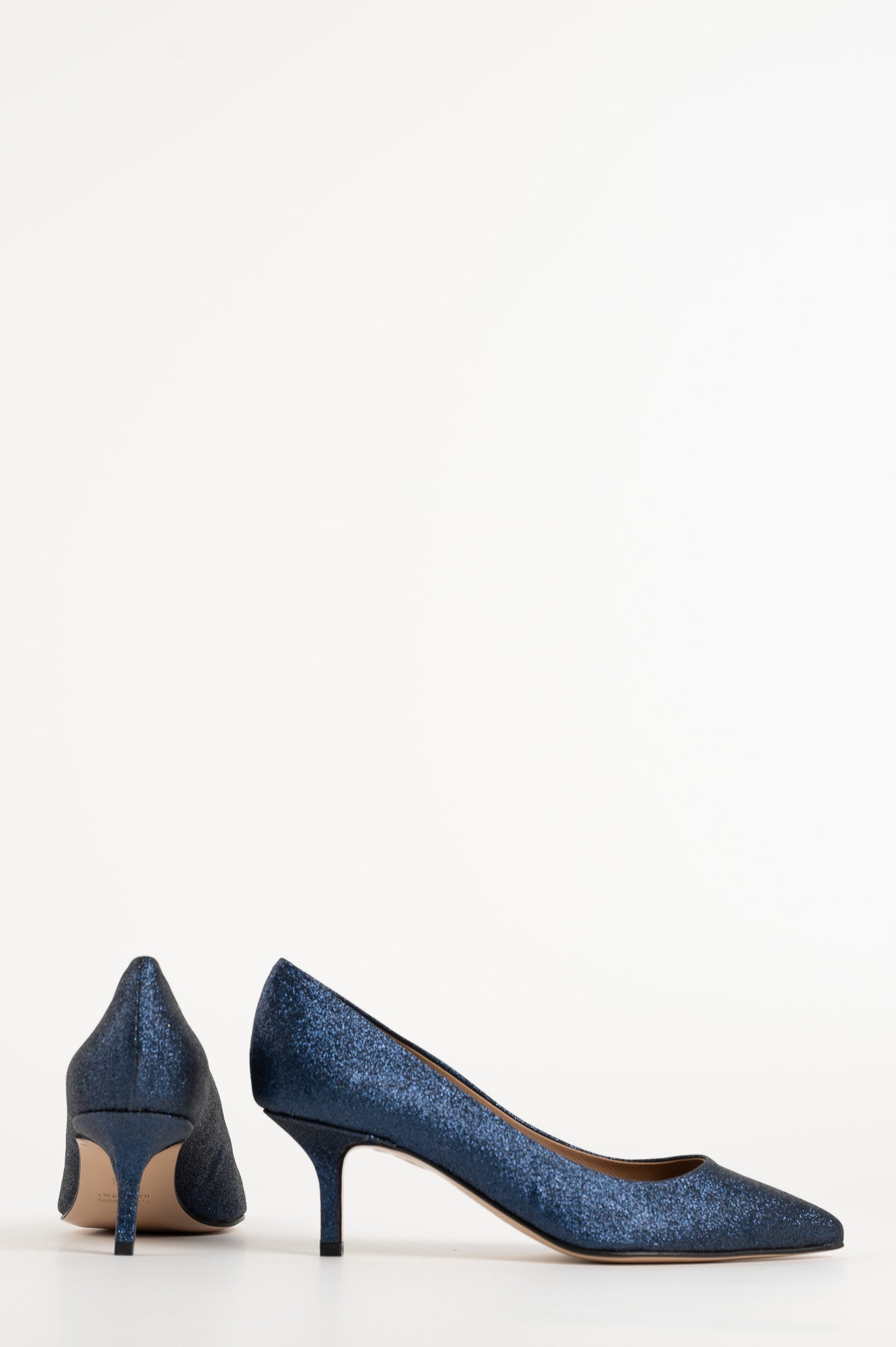 Pump 126 | Dark Blue Glitter 6cm