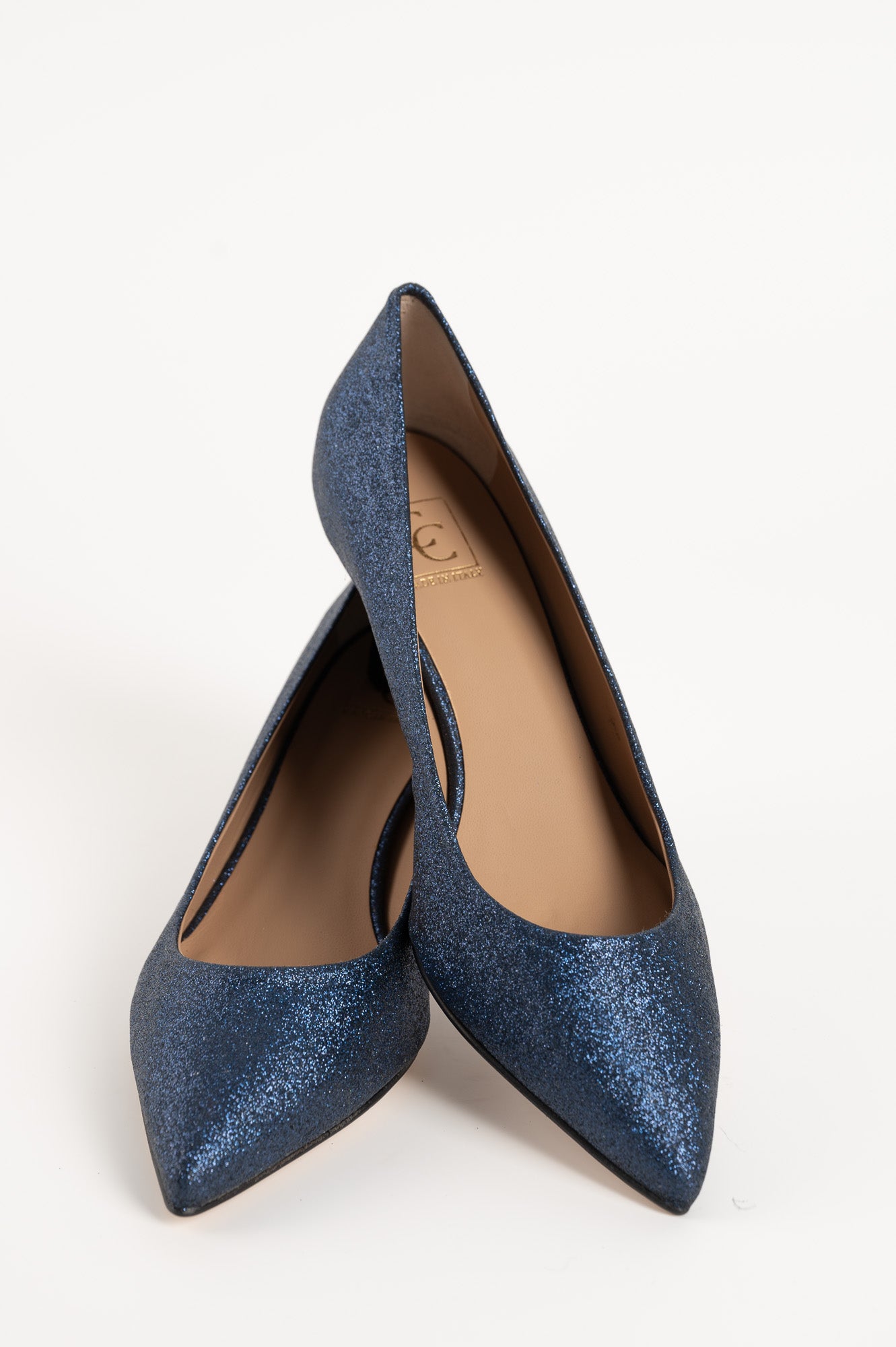 Pump 126 | Dark Blue Glitter 6cm