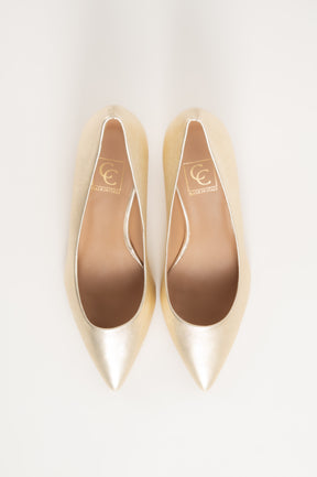 Classic Pump Stiletto 6cm | Platino Nappa Leather