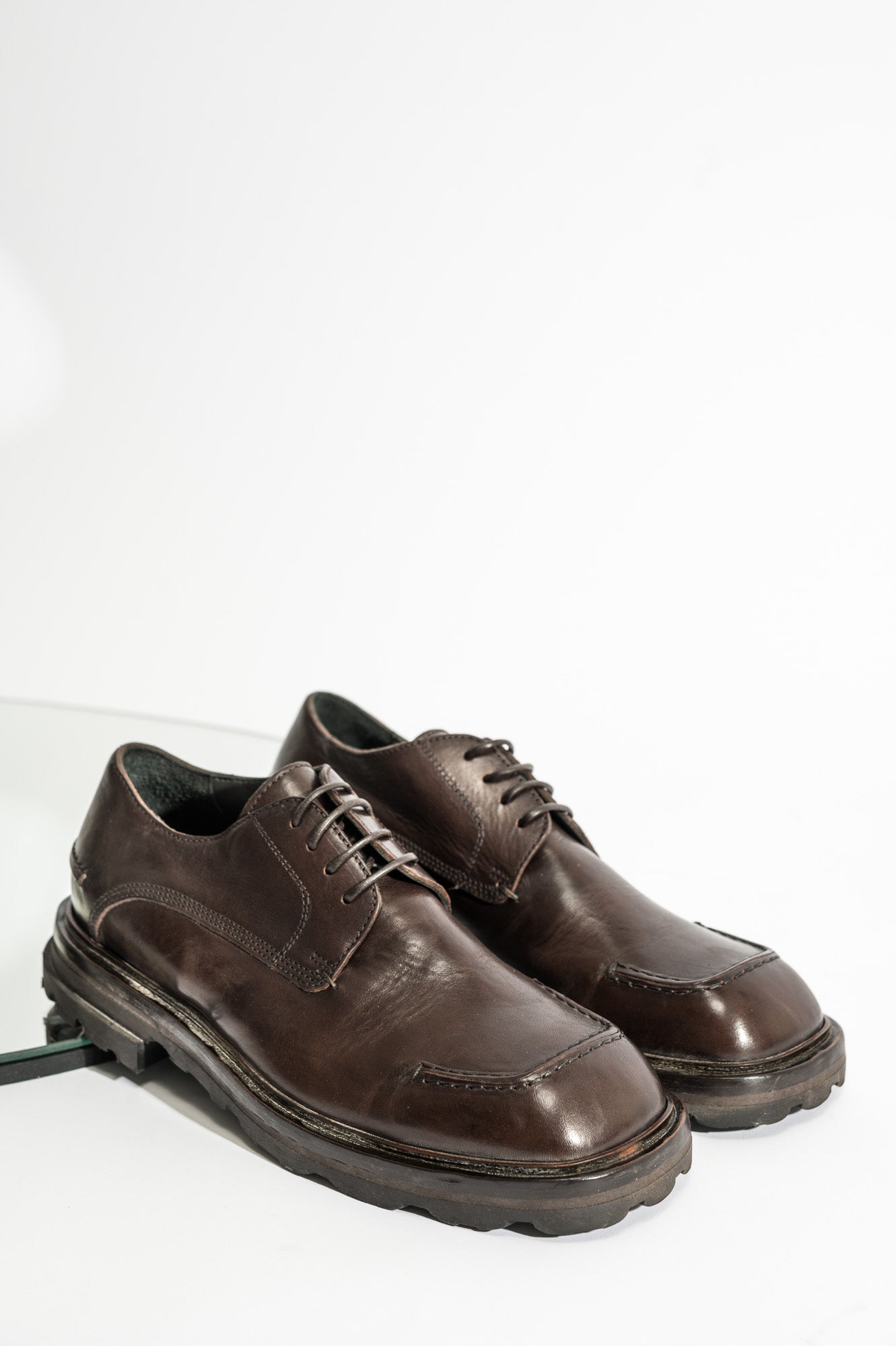 Derby 206 | Deep Brown Calf Leather