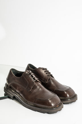 Derby 206 | Deep Brown Calf Leather