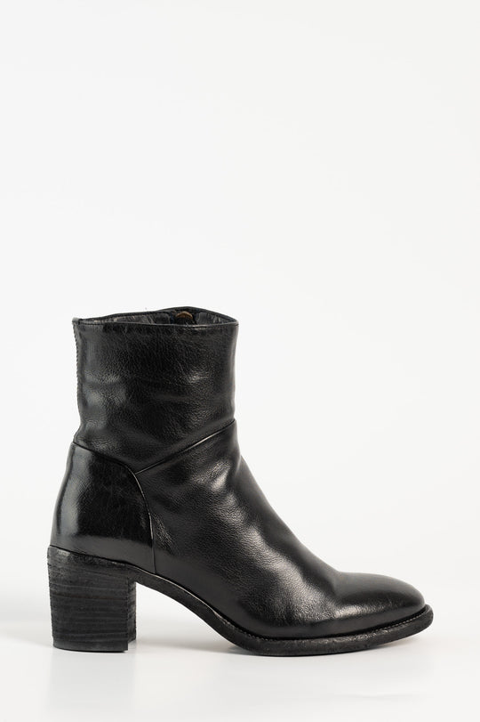 Ankle Boot Sarah | Black Buffalo Leather