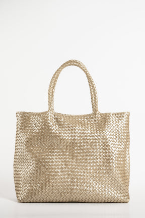 Tote Class 035 | Woven Platino Leather