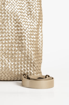 Tote Class 035 | Woven Platino Leather