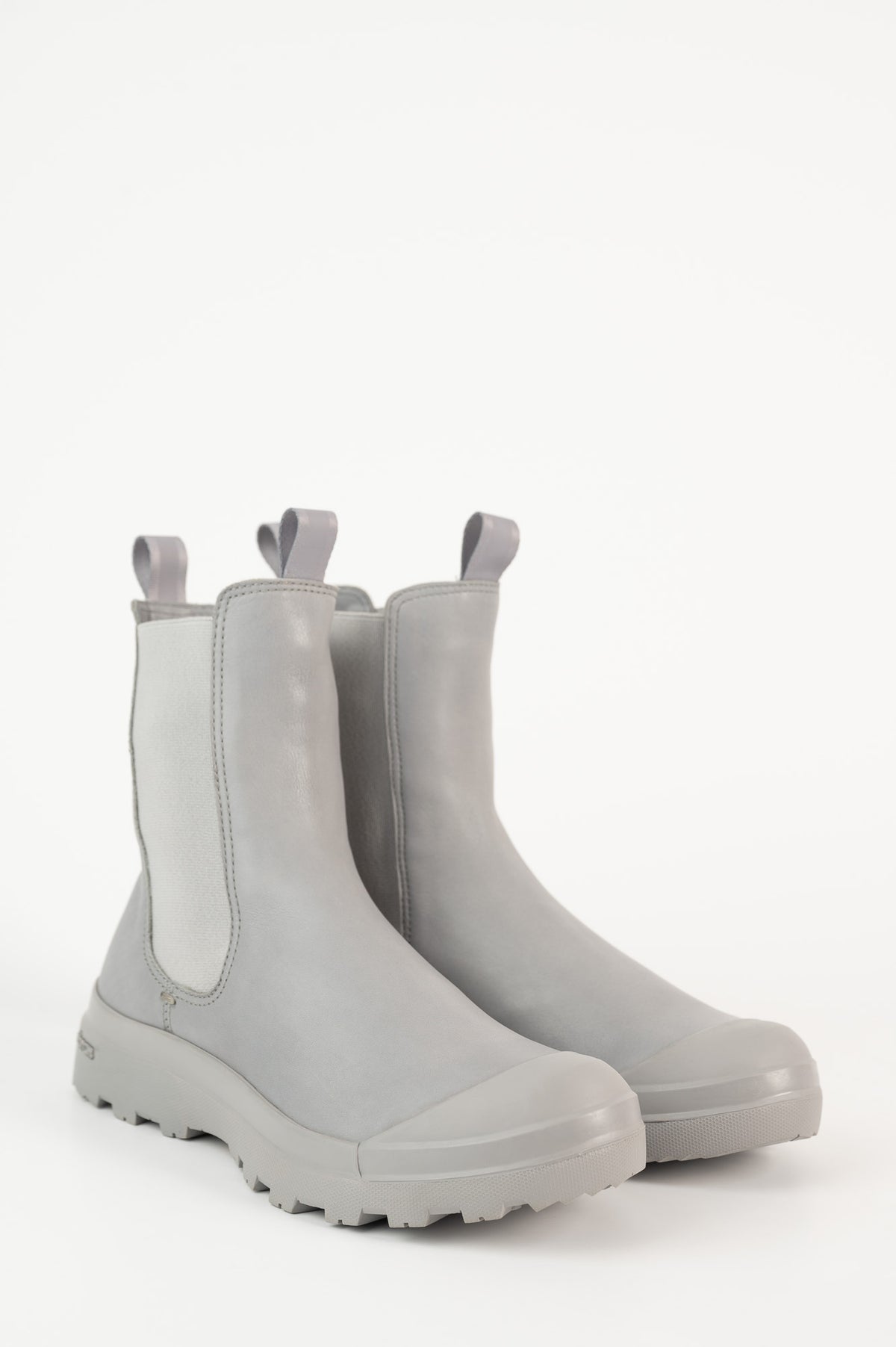 Shearling Boot Pallet  | Light Blue Leather