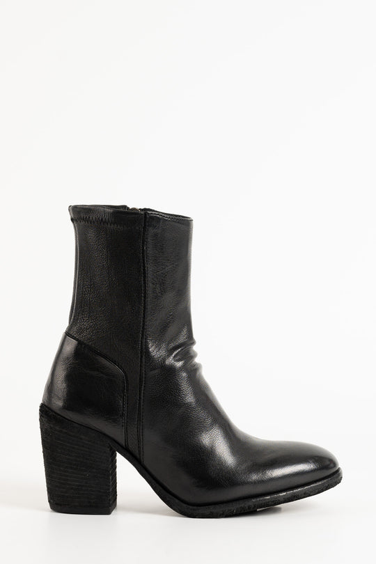 Ankle Boot Sevan | Washed Black Buffalo Leather