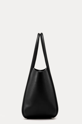 Shoulder Bag Cabala 010 | Black Leather