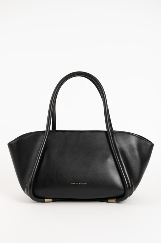 Shoulder Bag Cabala | Black Saddle Leather