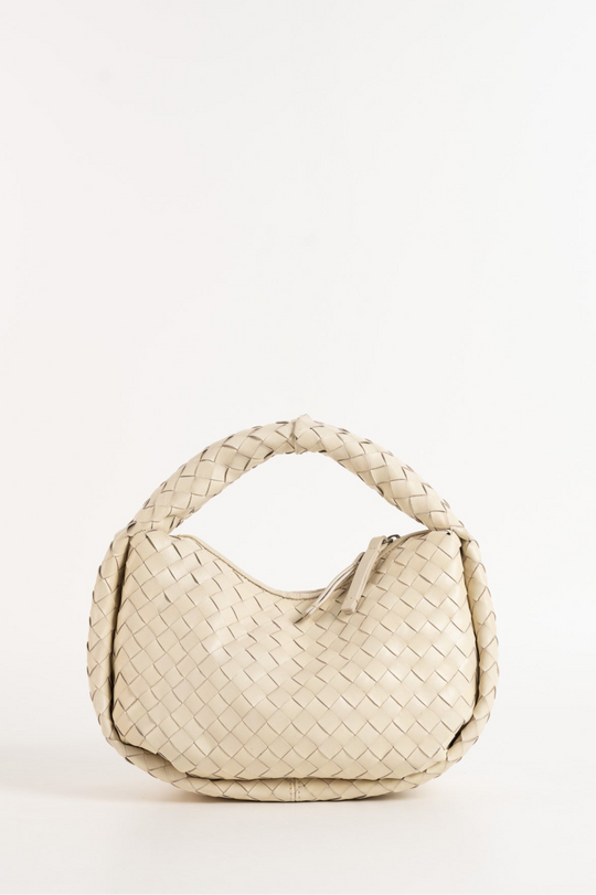 Handbag Bolina Small | Buttery White Leather
