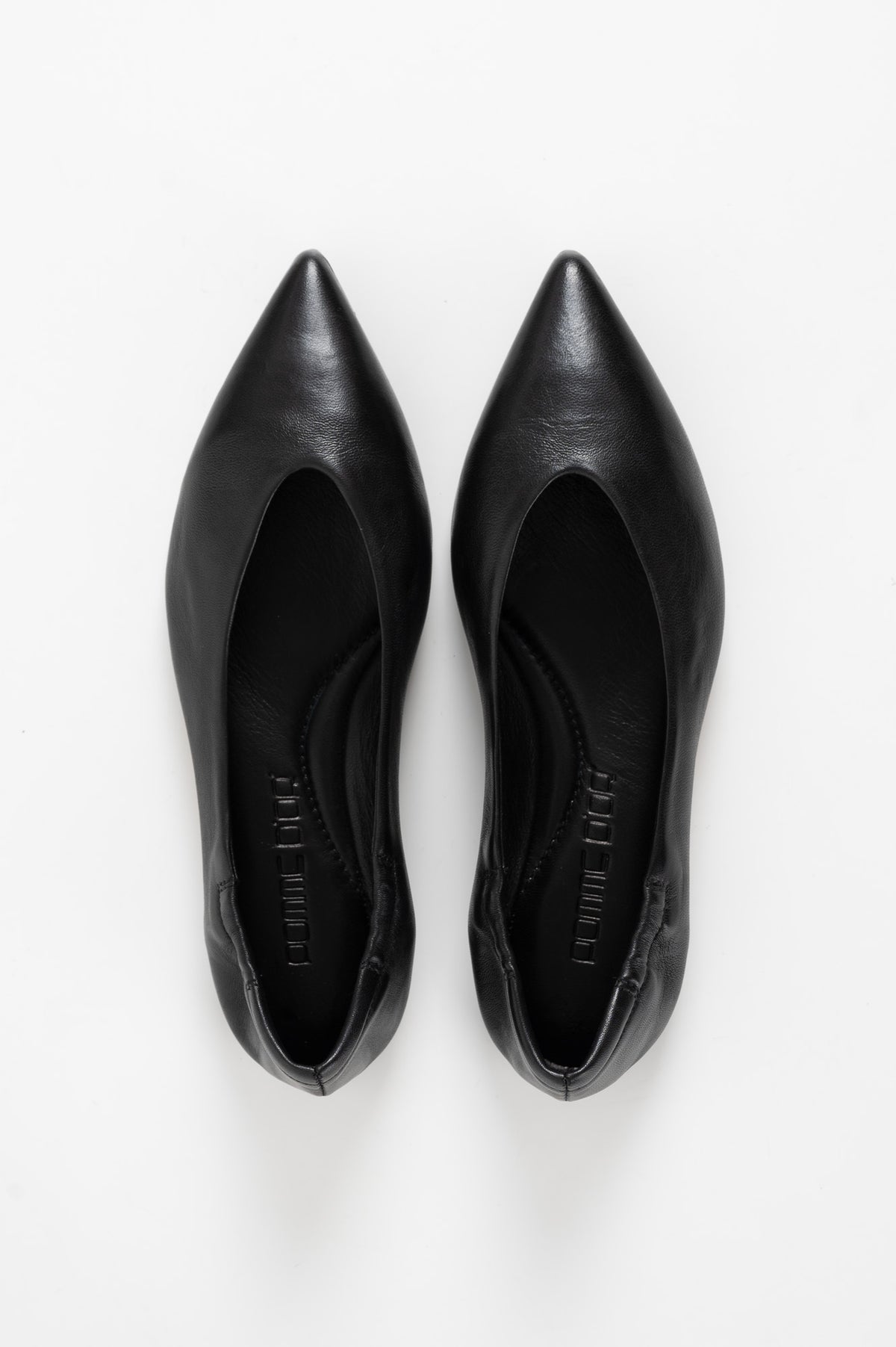 Ballet Flat Ingrid 000 | Black Nappa Leather