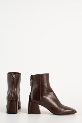 Ankle Boot Ally 012 | Chocolate Leather