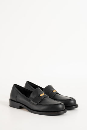 Penny Loafer Blair | Charcoal Black Leather