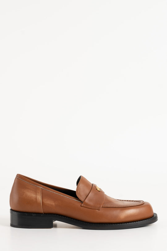 Penny Loafer Blair | Brushed Toffee Leather