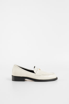 Penny Loafer Blair | Ivory White Nappa Leather