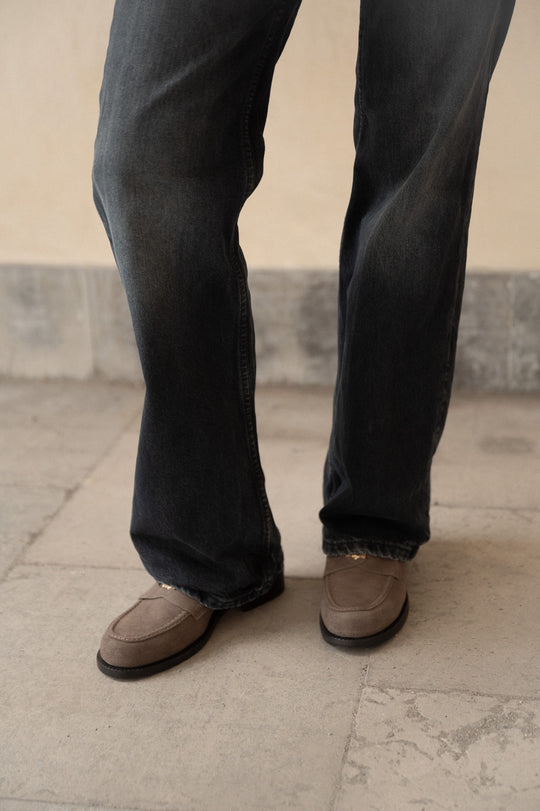 Penny Loafer Blair | Clay Taupe Suede