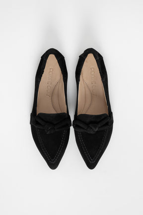 Knot Loafer Grace | Black Suede