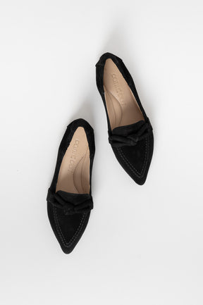 Knot Loafer Grace | Black Suede