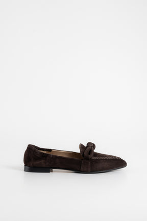 Knot Loafer Grace | Coffee Brown Suede