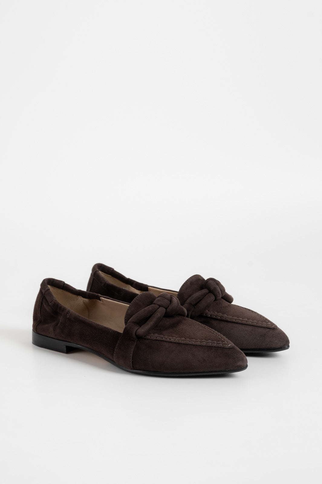 Knot Loafer Grace | Coffee Brown Suede