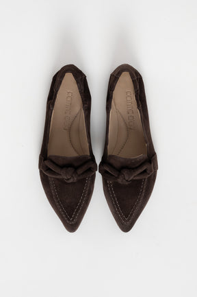 Knot Loafer Grace | Coffee Brown Suede