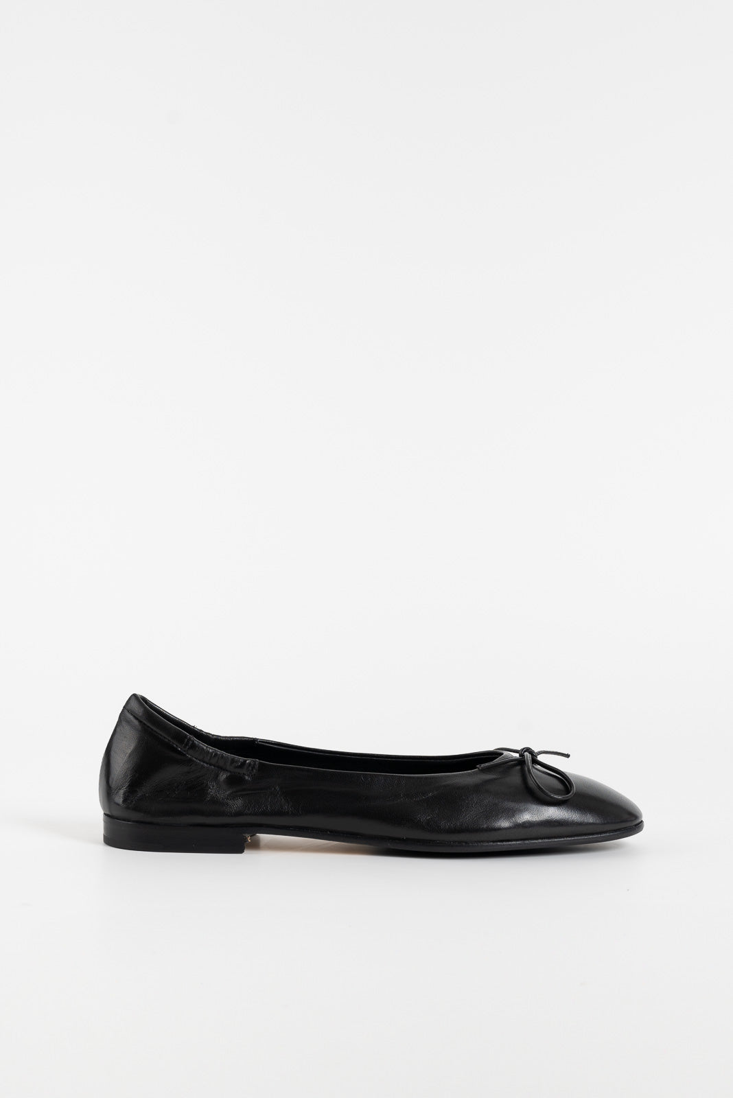 Ballet Flat Giorgia | Black Nappa Leather