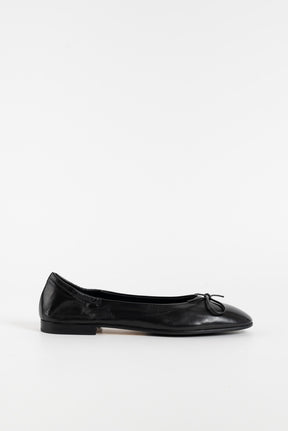 Ballet Flat Giorgia | Black Nappa Leather