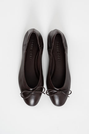 Ballet Flat Giorgia | Brown Nappa Leather