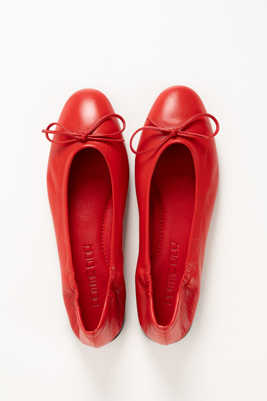 Ballet Flat Giorgia | Red Nappa Leather