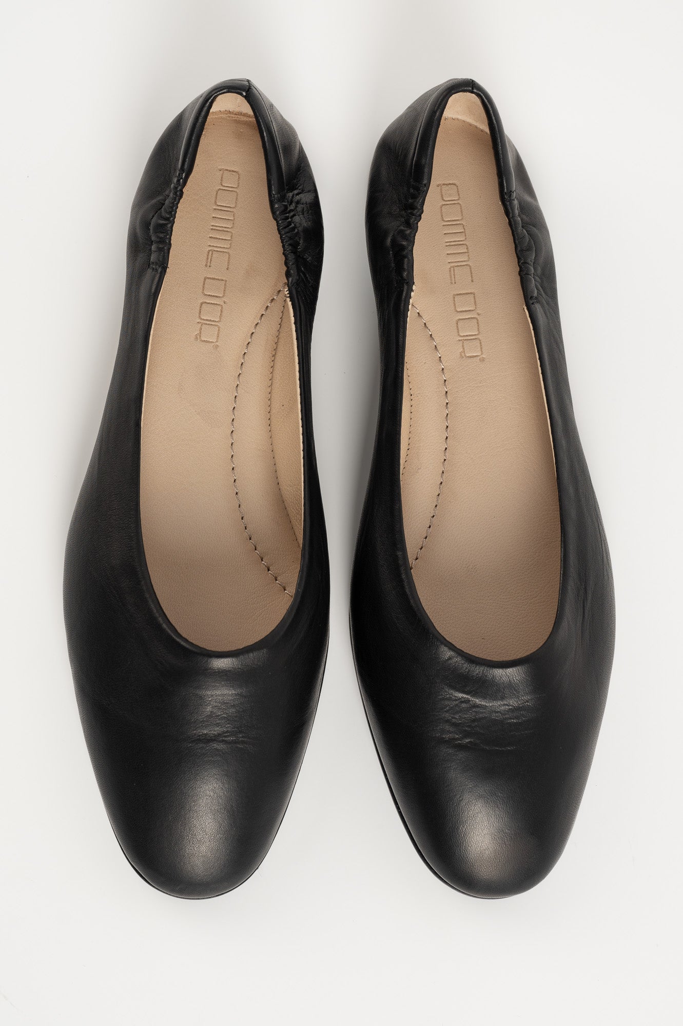 Ballet Flat Elise 456 | Black Leather