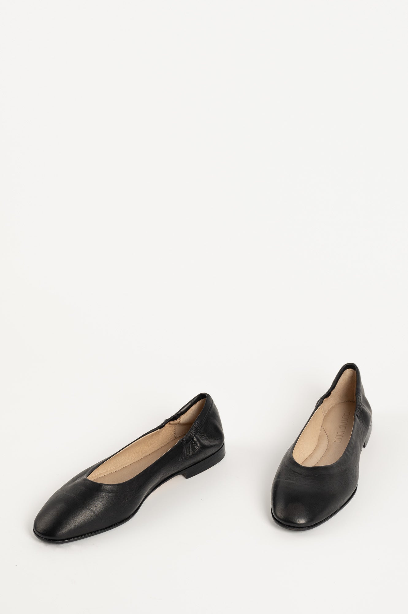 Ballet Flat Elise 456 | Black Leather