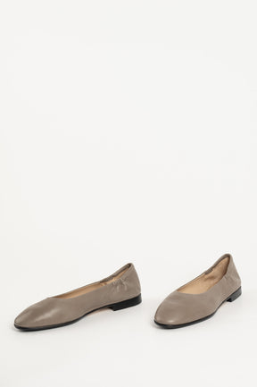 Ballet Flat Elise 456 | Gray Leather