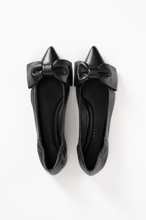 Ballet Flat Ingrid 798 | Black Nappa Leather