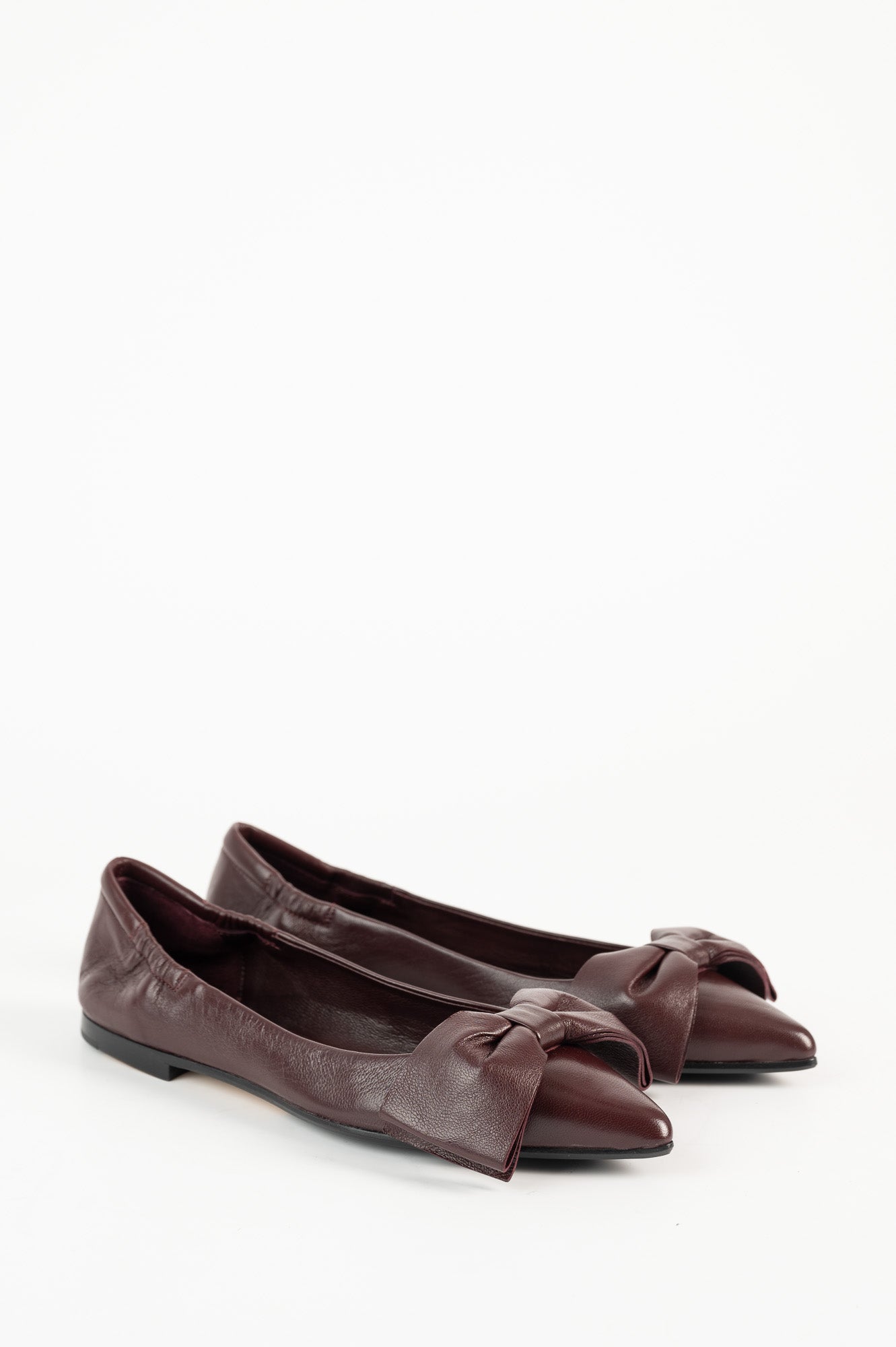 Flat Shoe Ingrid 798 | Burgundy Leather