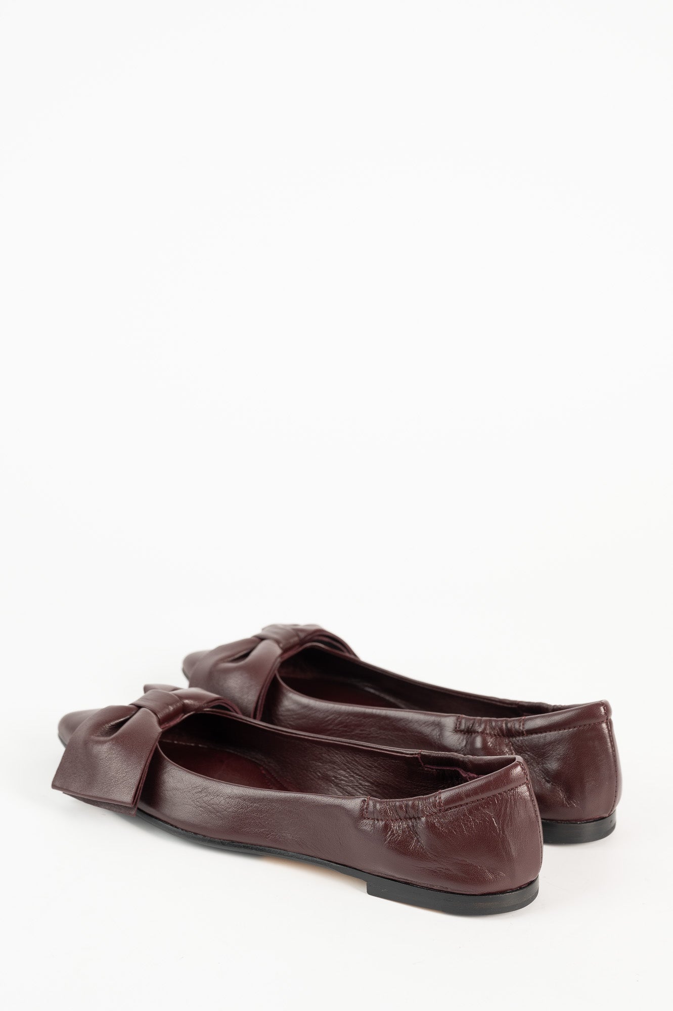 Flat Shoe Ingrid 798 | Burgundy Skinn