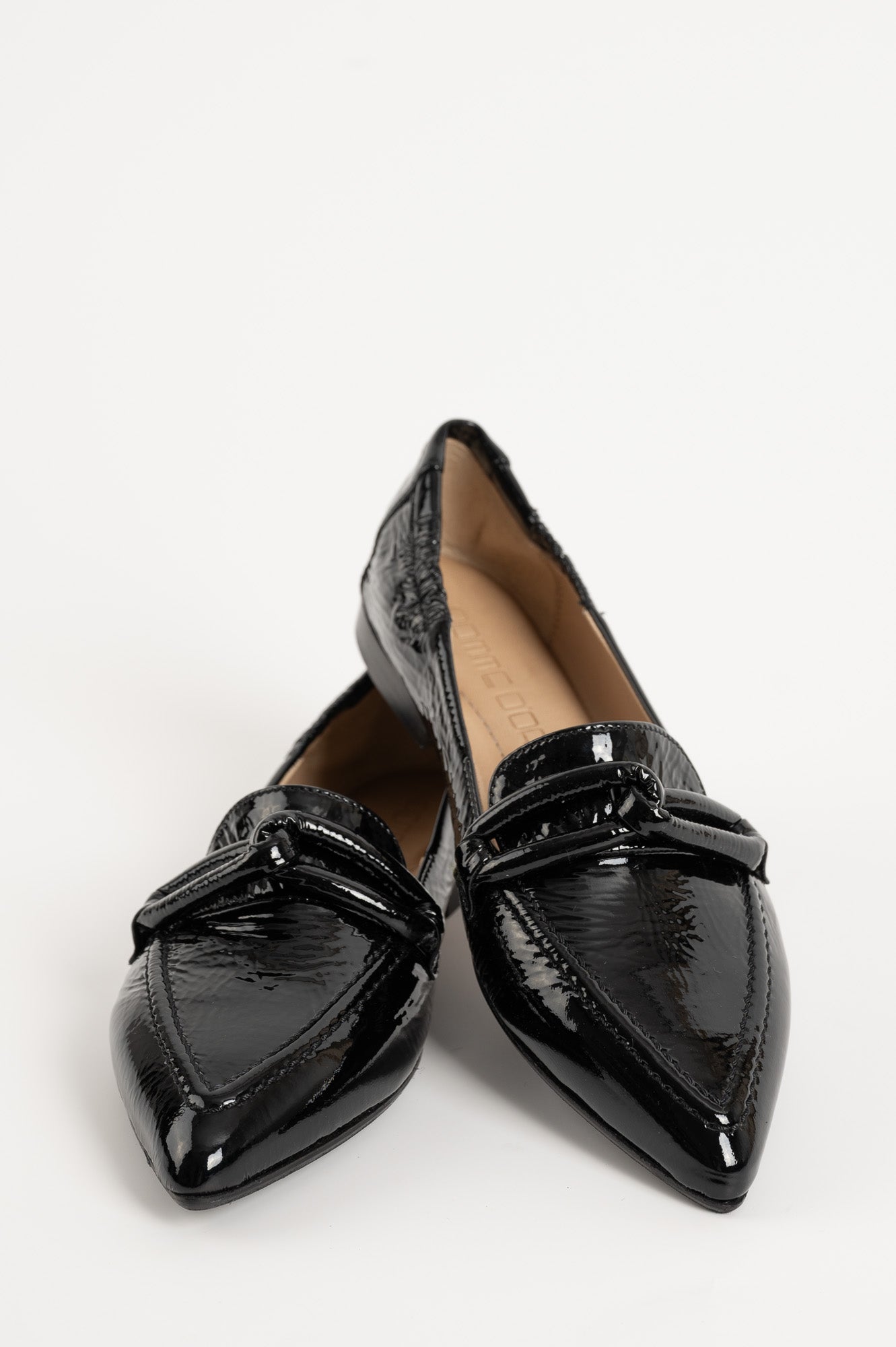 Loafer Grace 813 | Svart Lackat skinn