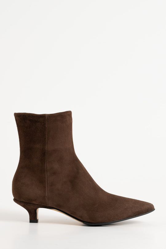 Ankle Boot Helle | Brown Suede