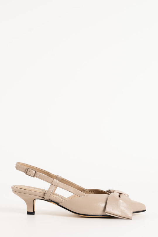 Slingback Pump Elodie 988 | Sand Nappa Leather