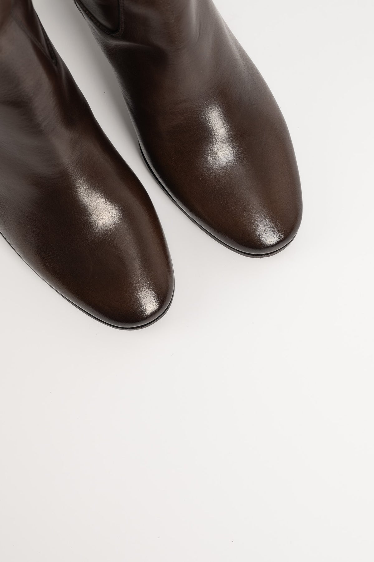 Ankle Boot Nibs | Brown Calf Leather