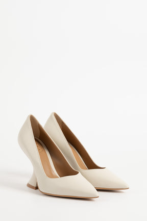 Pump Vega 274 | Vitt Skinn