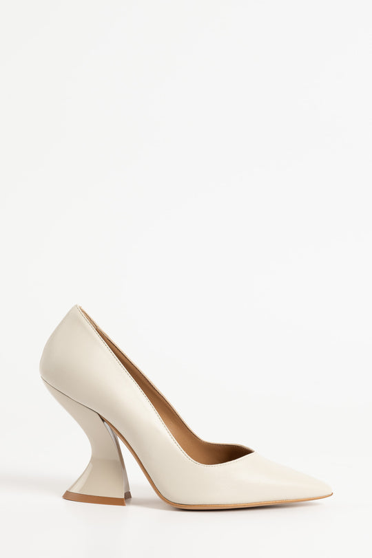 Pump Vega | White Nappa Leather