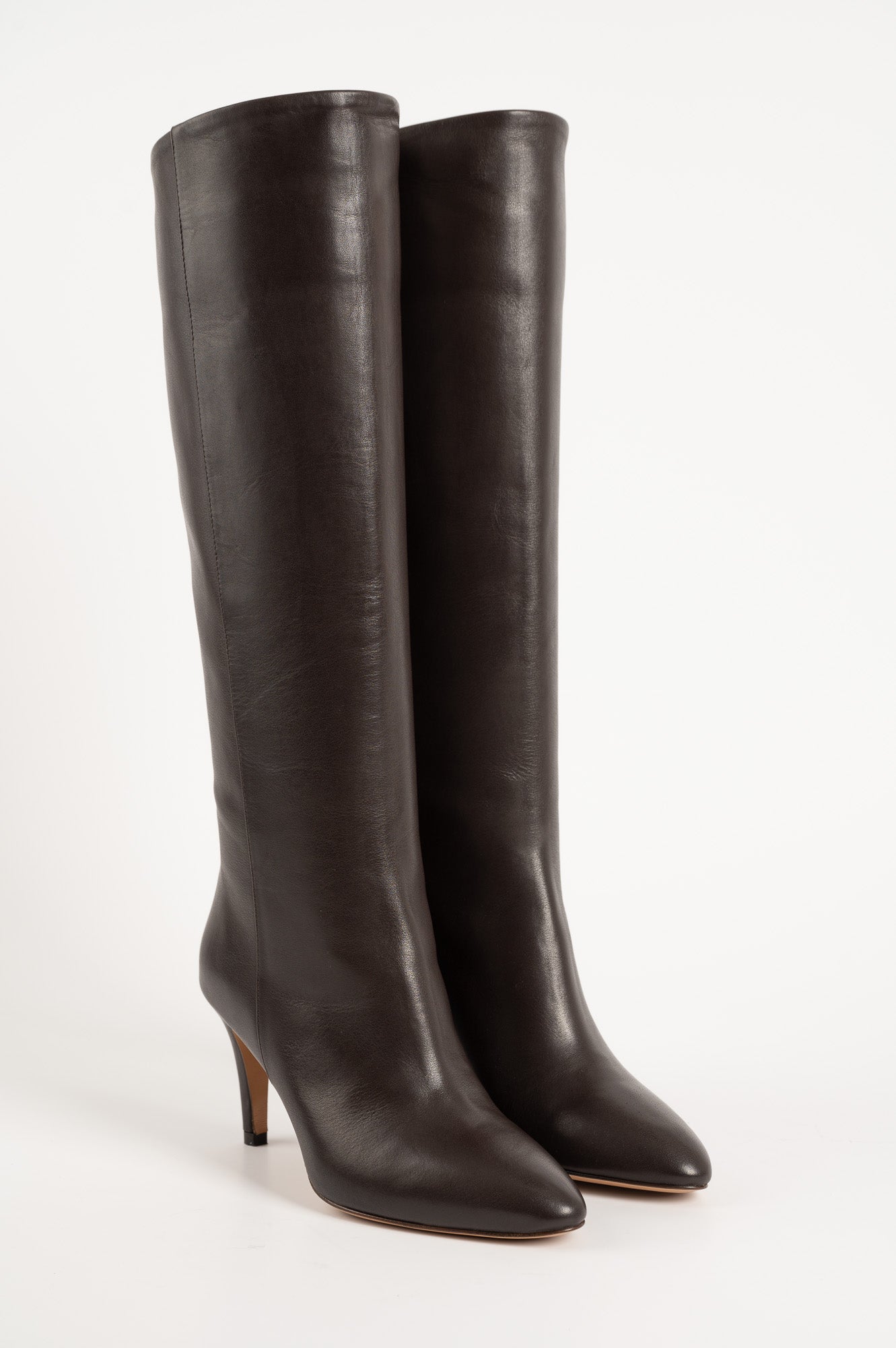 High Boot Stella 046 | Dark brown leather
