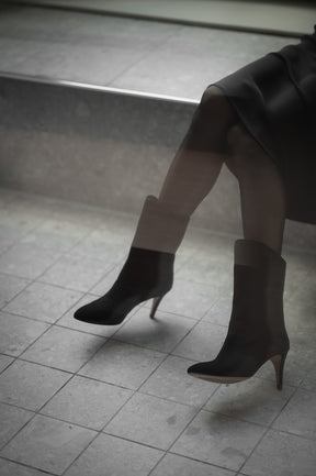 Ankle Boot Sasha | Midnight Black Suede