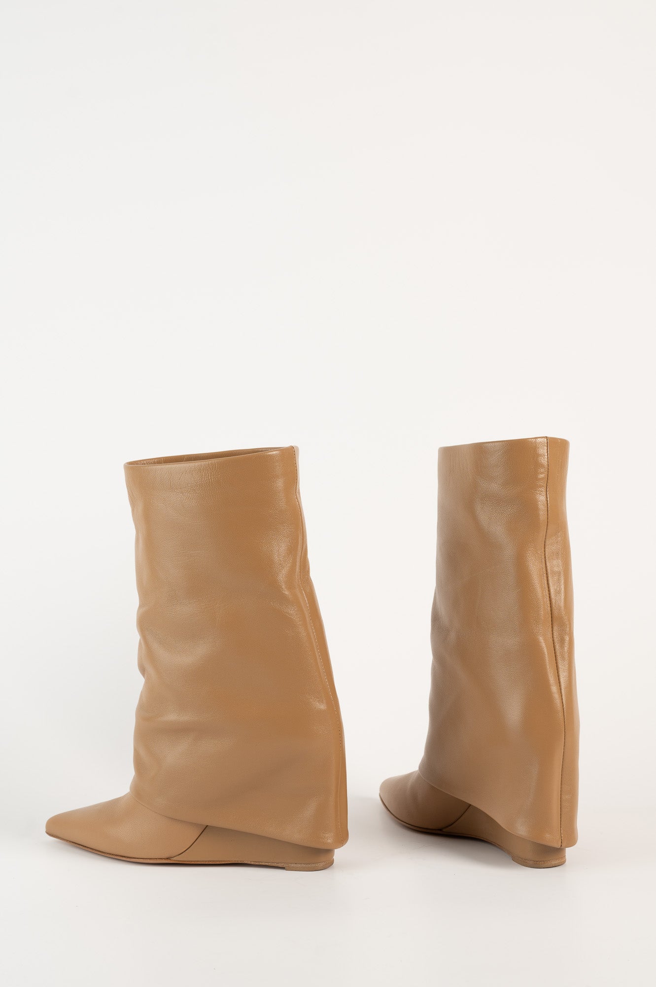 Ankle Boot Kara 100 | Beige Leather