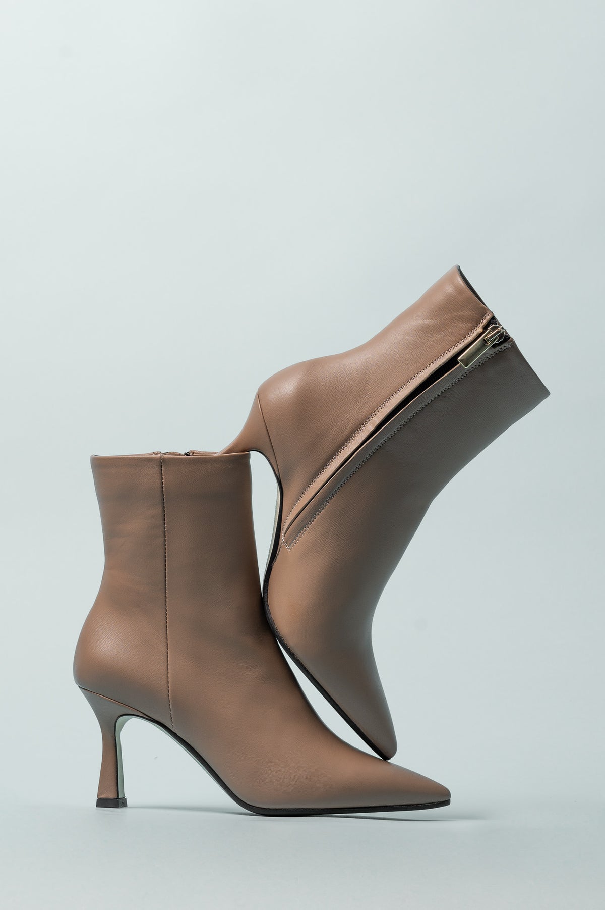 Ankle Boot Anastasia 8 cm | Caramel Beige Nappa