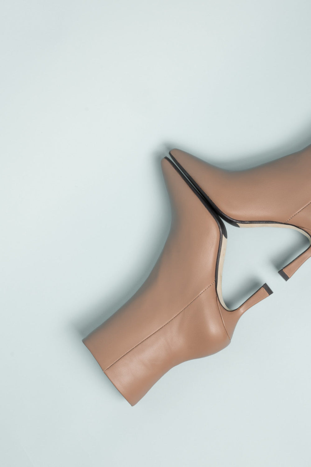 Ankle Boot Anastasia 8 cm | Caramel Beige Nappa