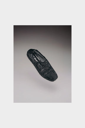 Crystal Flat Bijoux | Black Crystal Strass