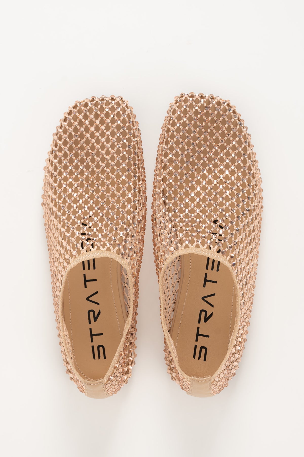 Flat Ballerina Bijoux 011 | Sand Strass