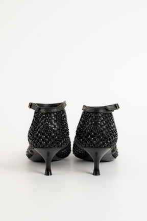 Pump Décolleté 015 | Black Rhinestone